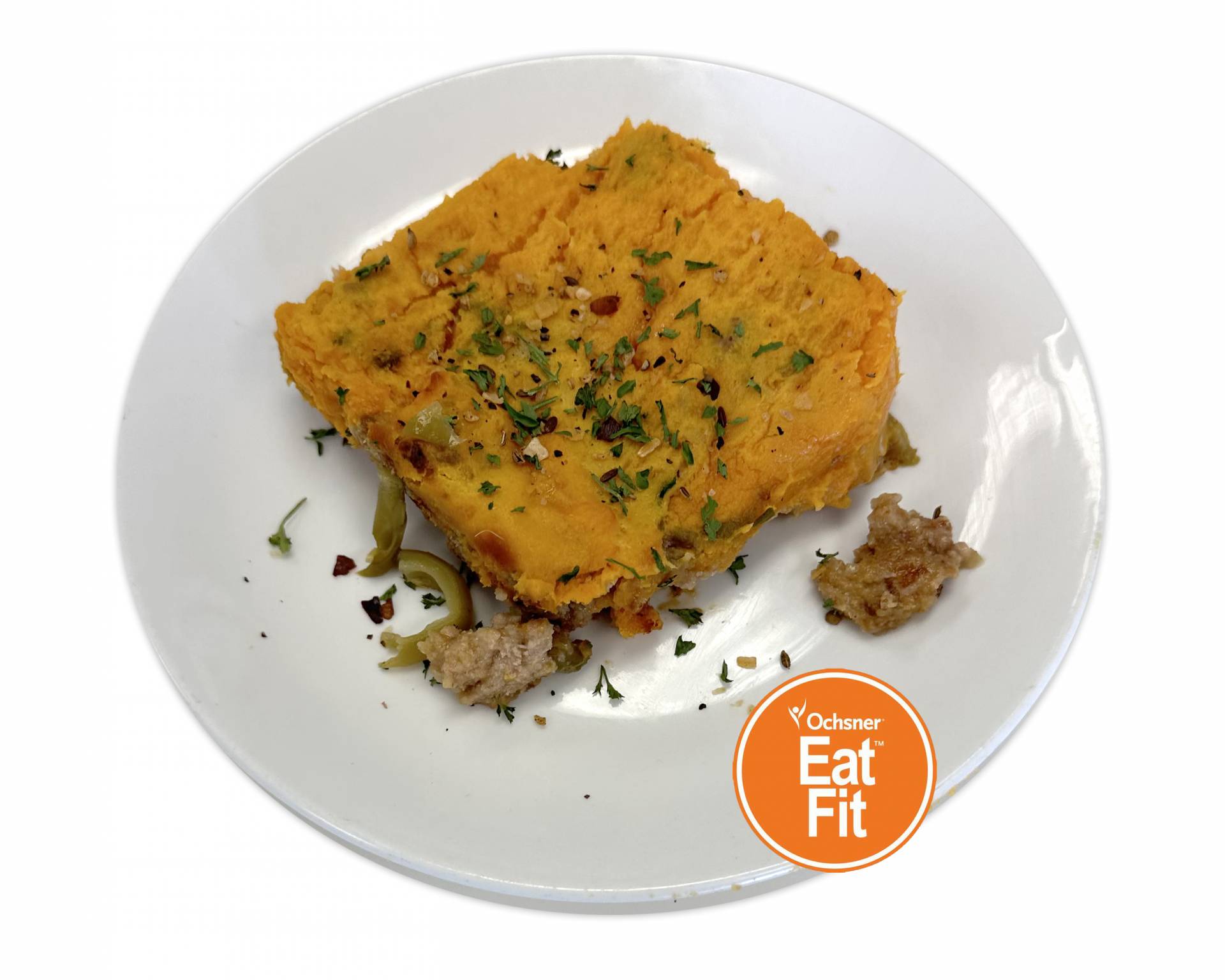 Shepherds Pie with Mashed Sweet Potatoes - Low Carb