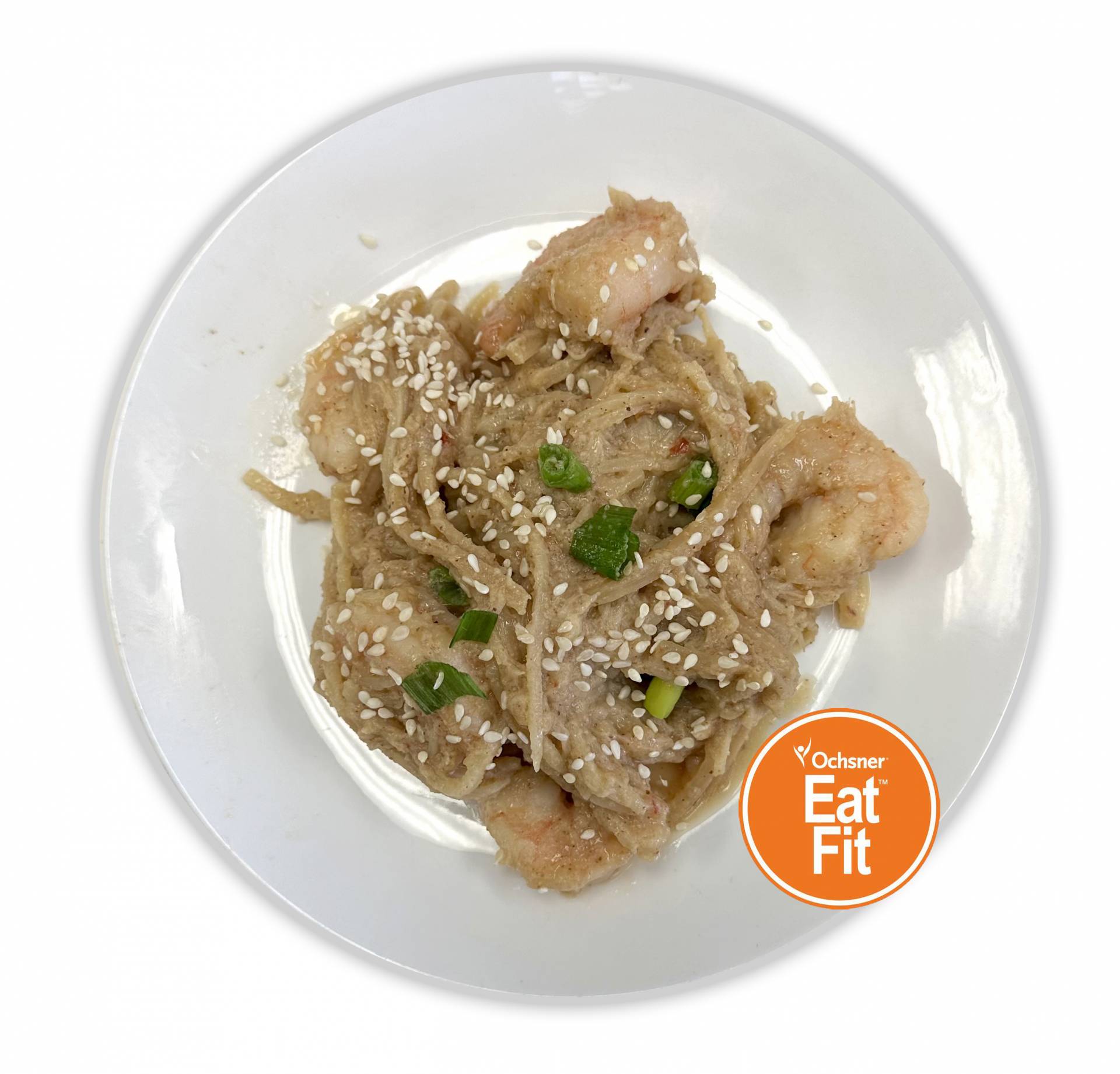 Shrimp Lo Mein with Heart of Palm Noodles and a Vegan Sugar Free Asian