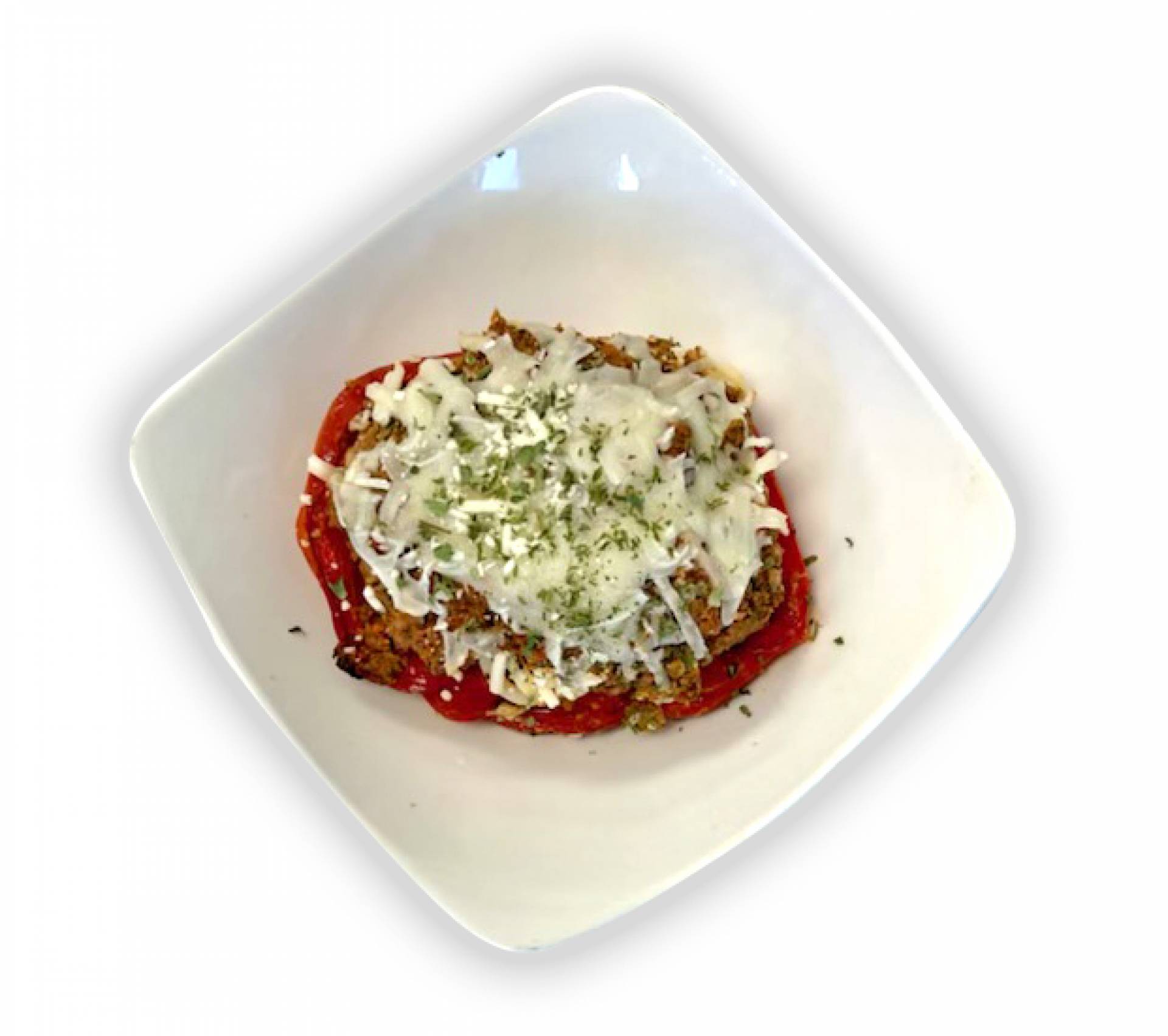 Italian Stuffed Bell Pepper - Keto