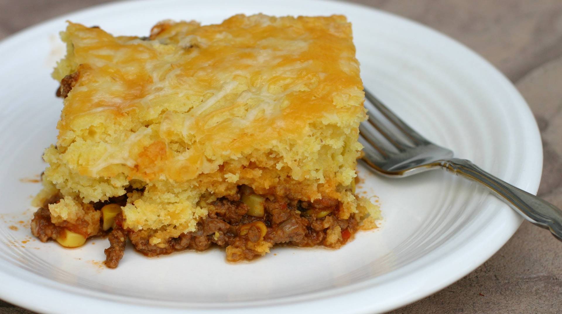 Mexican Cornbread Casserole - Low Fat