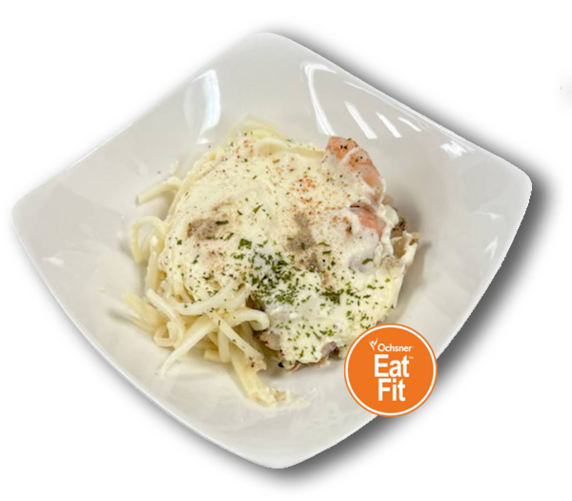 Shrimp Alfredo with Palm Heart Pasta - Paleo