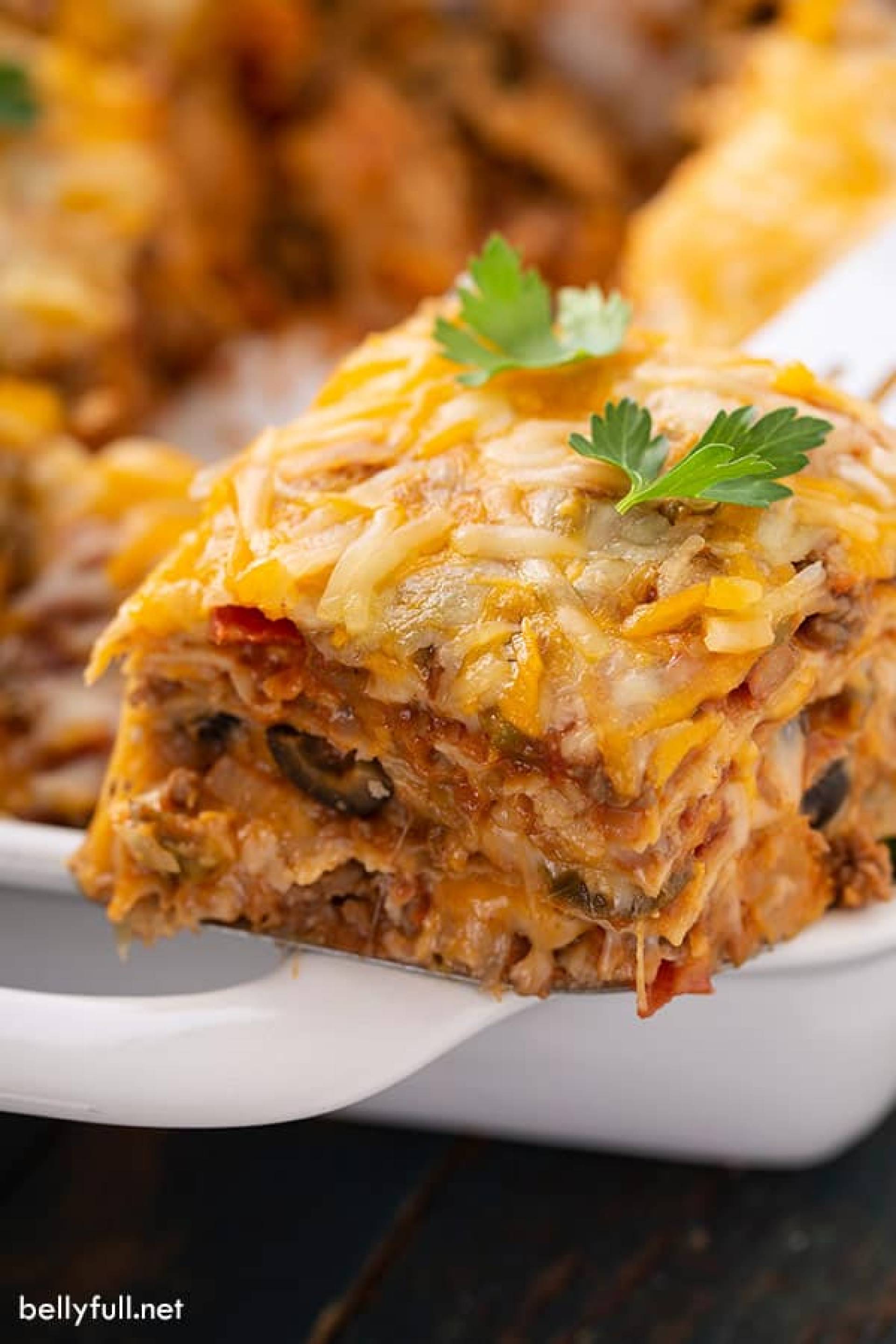 Mexican Lasagna with Heart of Palm Noodles