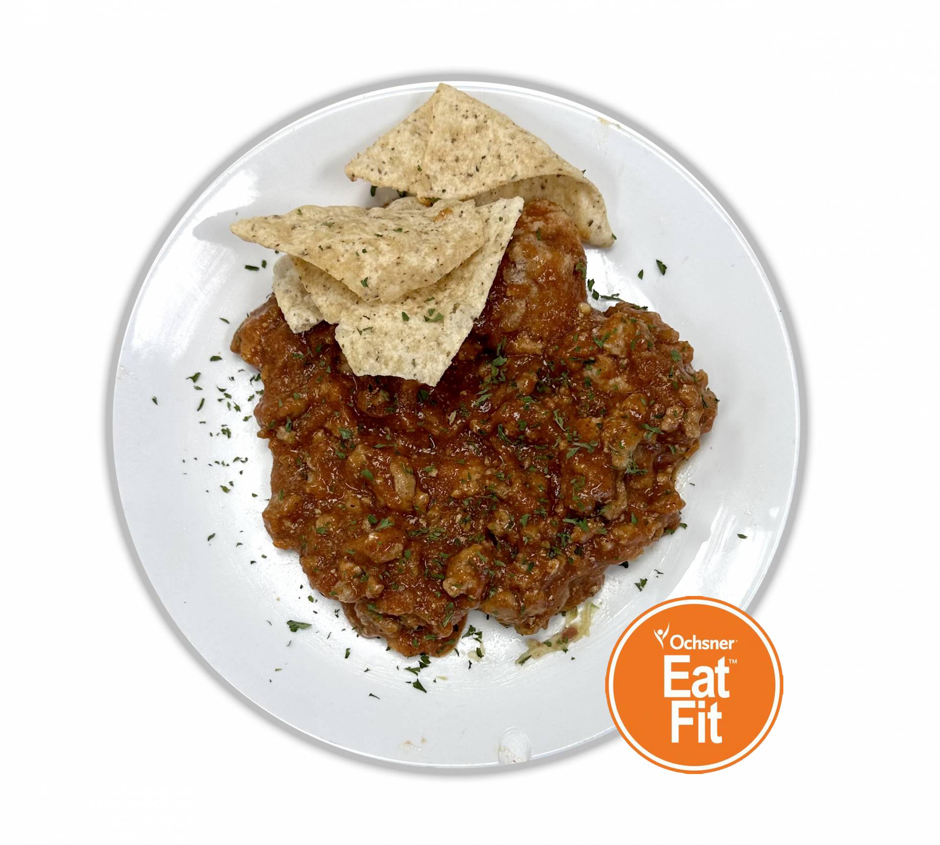 Turkey Chili with Cassava Baked Tortilla Chips Low Fat Healthy Portions Meal Co.