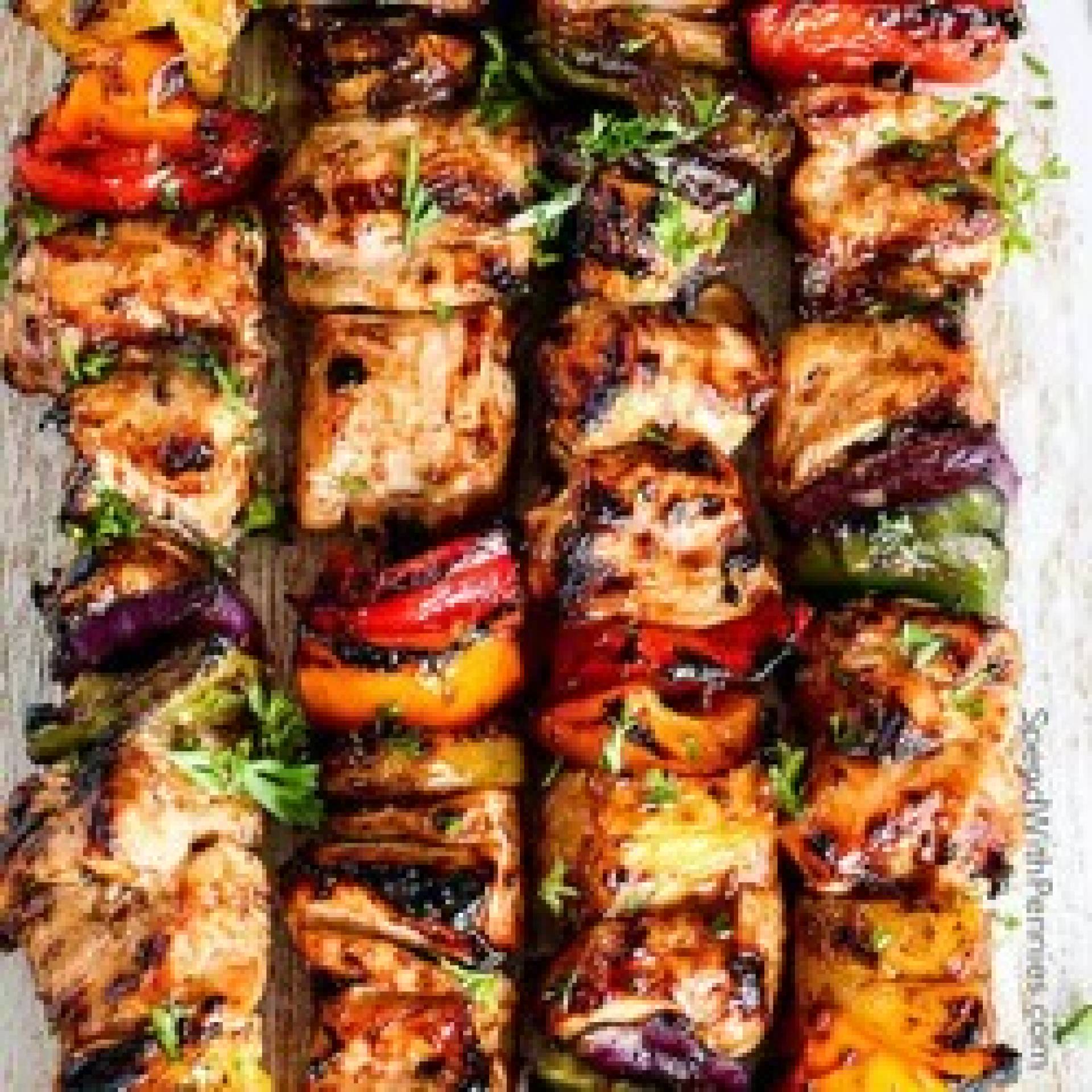 Hawaiian Chicken Kabobs - Paleo