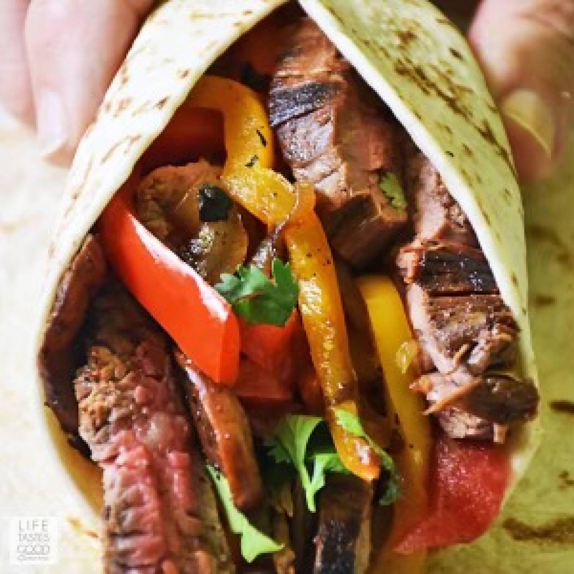 Steak Fajitas and Mexican Cauliflower Rice - Keto