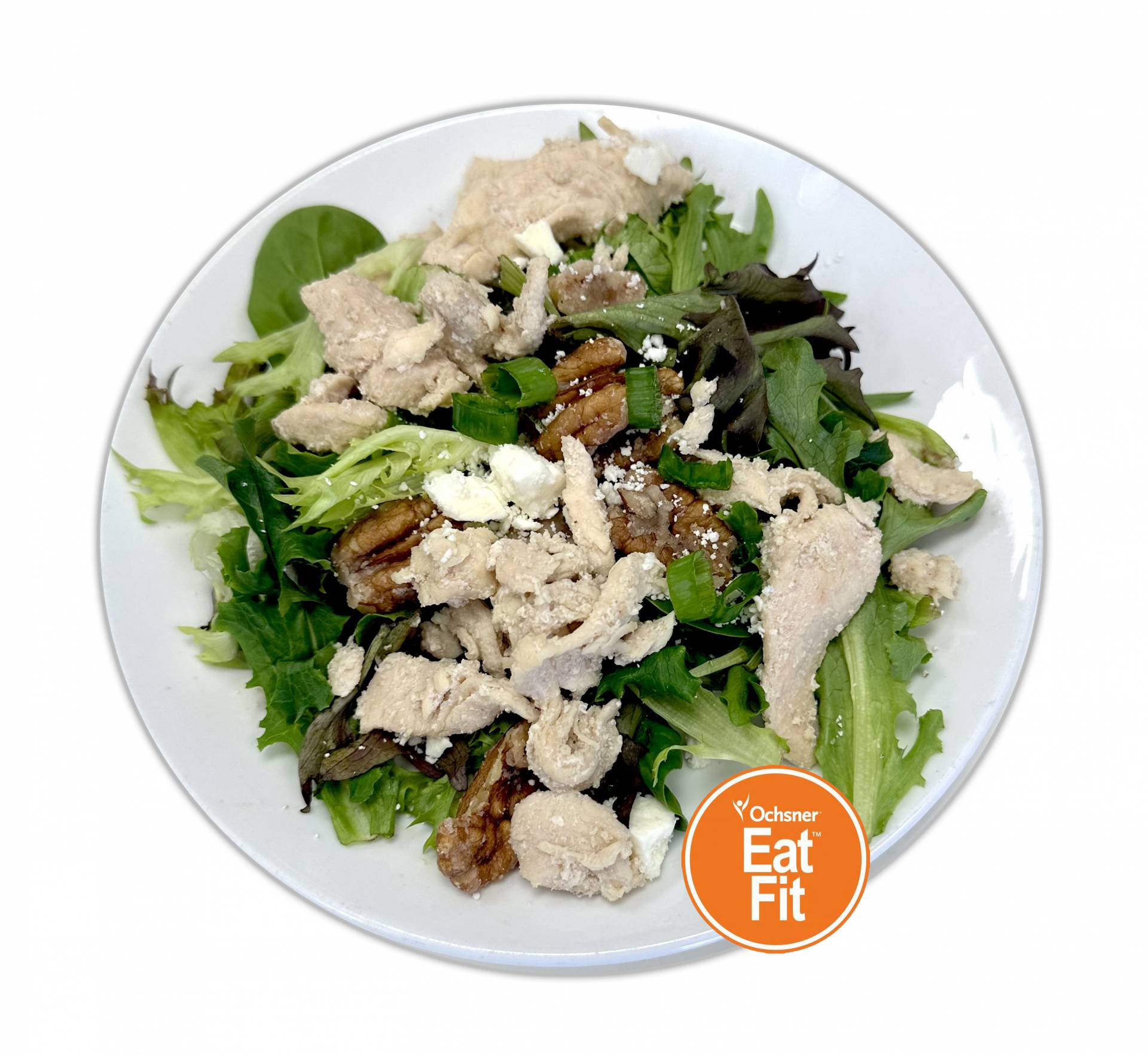 Grilled Chicken and Spinach Salad with Pecans and Balsamic Vinaigrette Dressing - Low Carb