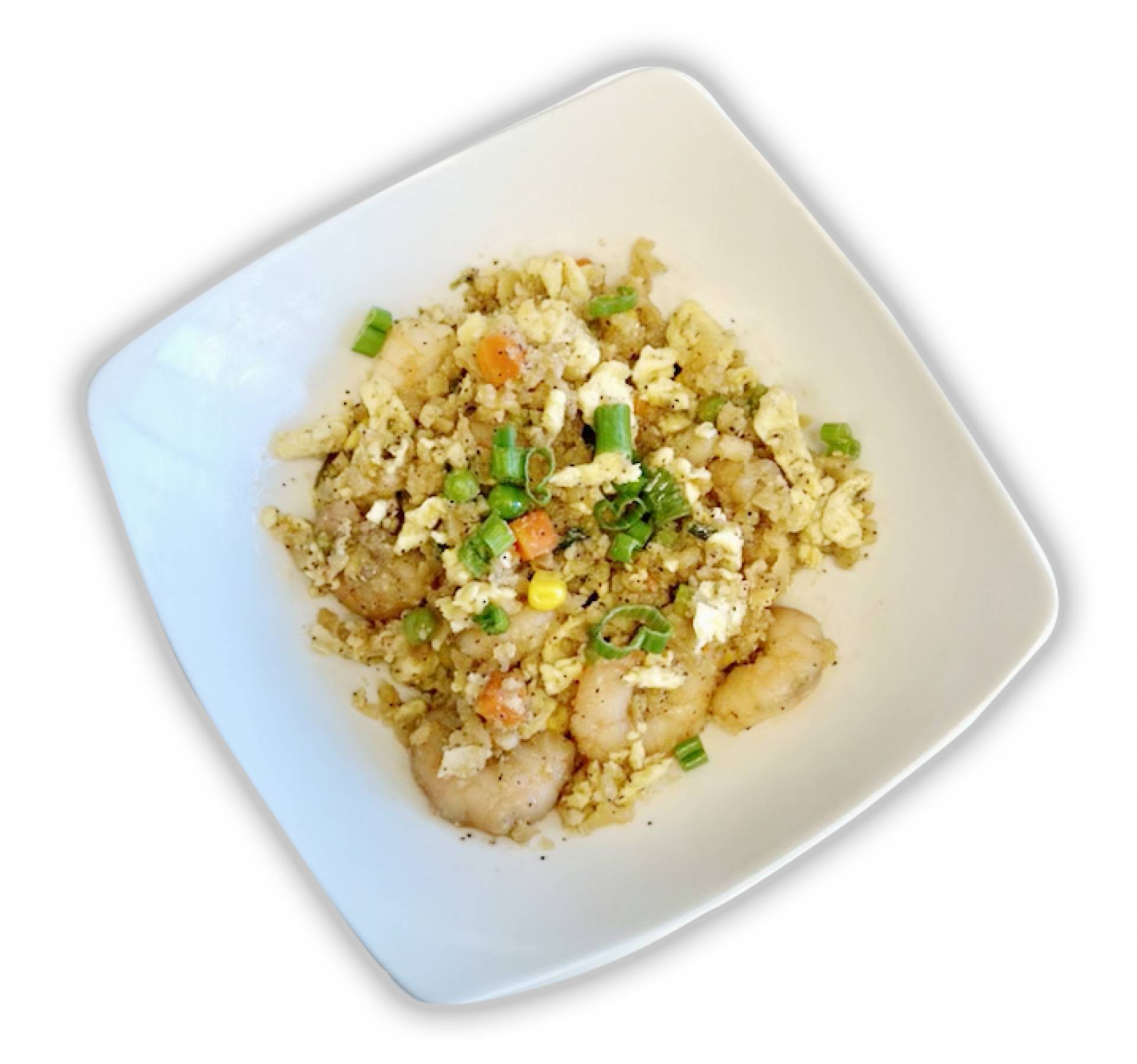 Shrimp Fried Cauliflower Rice - Low Fat