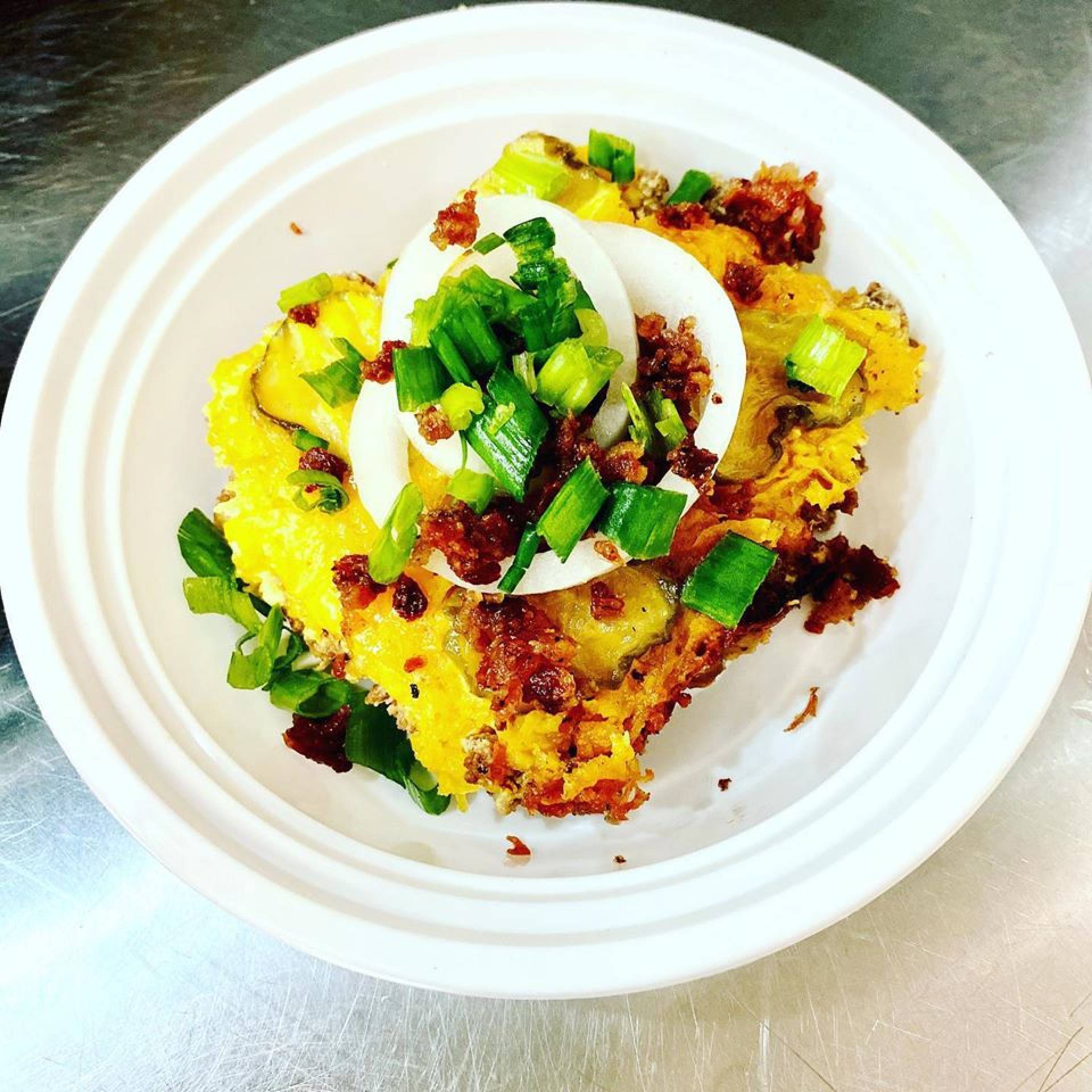 Cheeseburger Pie with a Spaghetti Squash Crust - Paleo