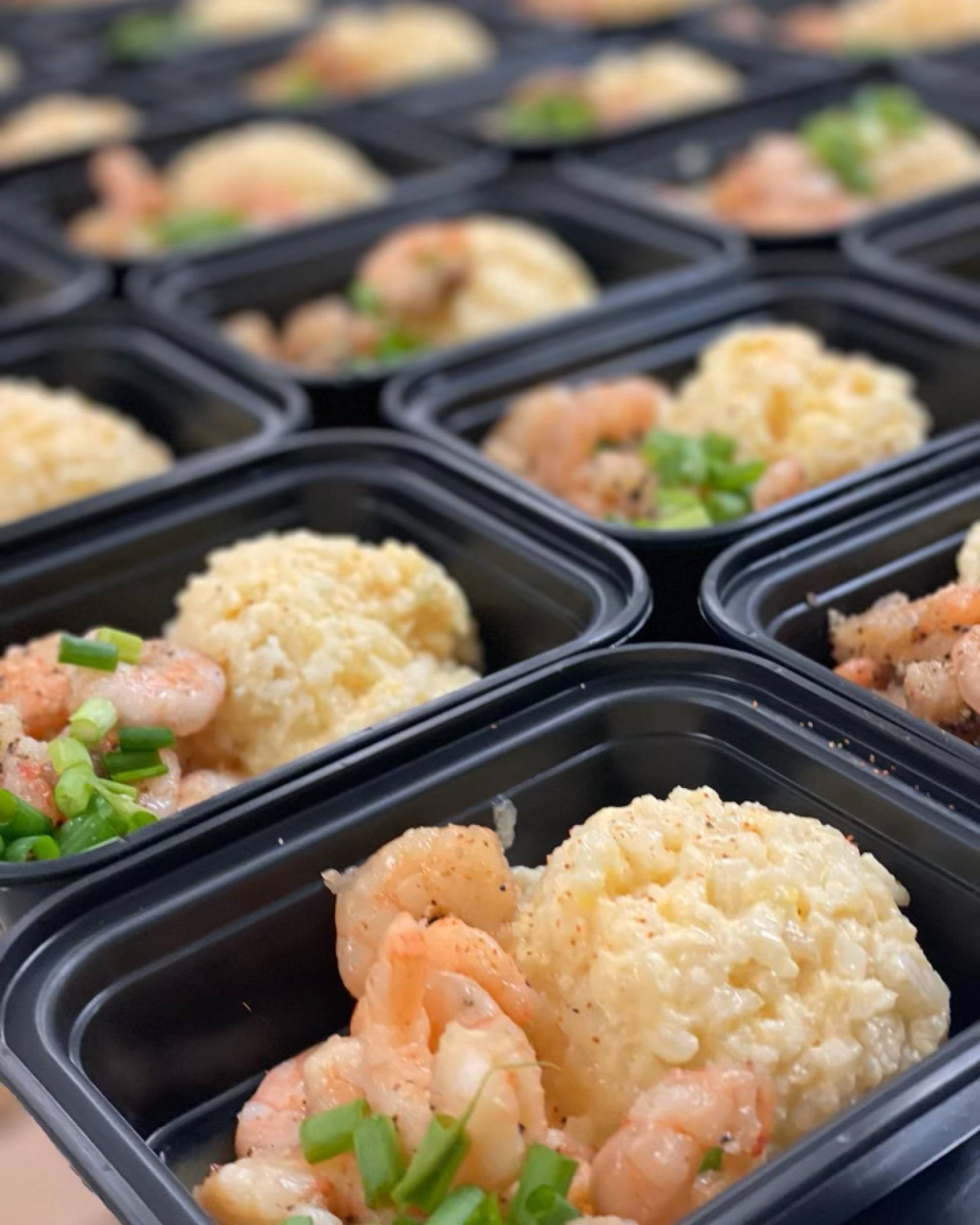 Shrimp and Grits Optavia Approved Healthy Portions Meal Co.