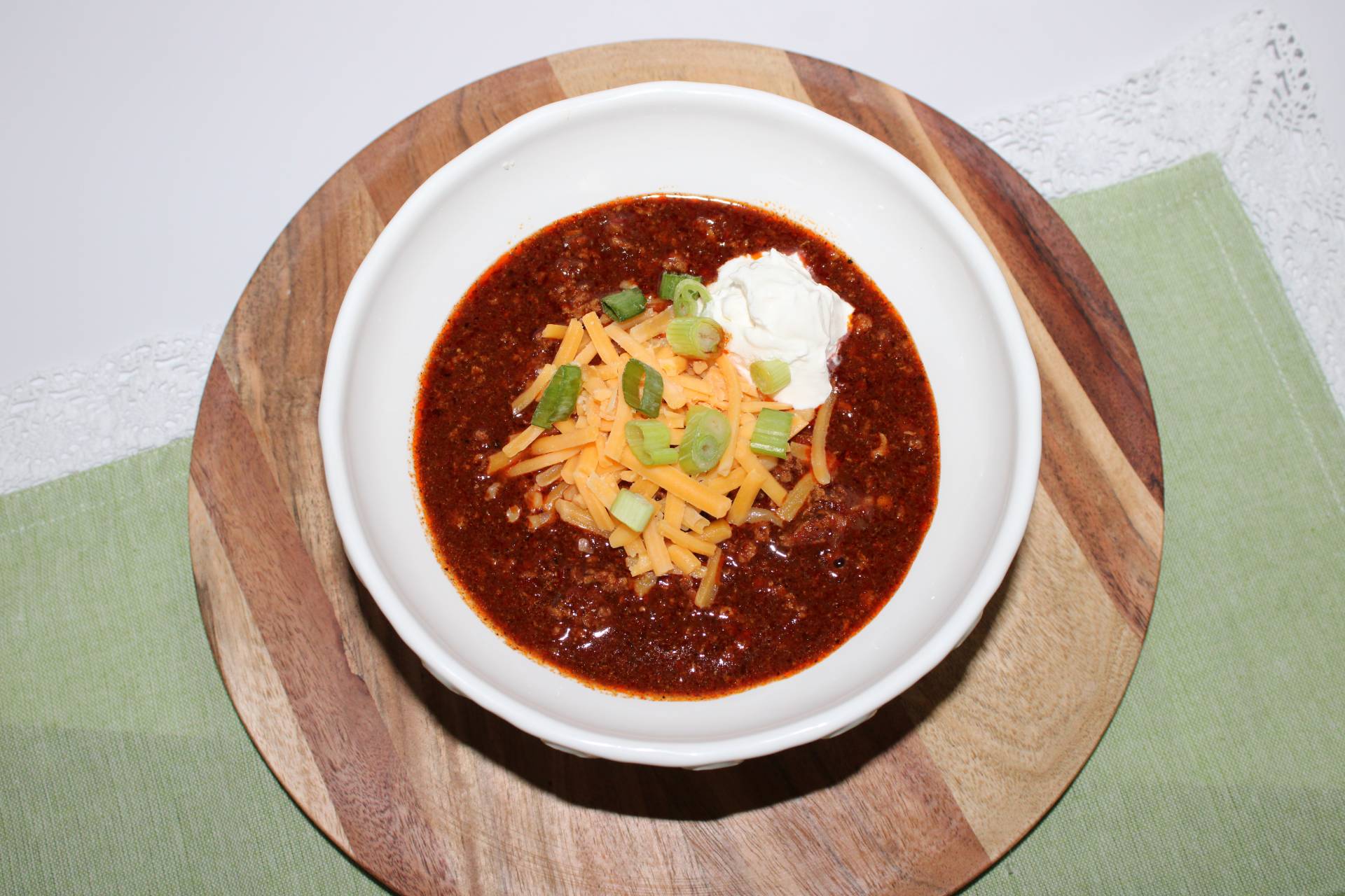 Turkey Chili with Nacho Cassava Chips