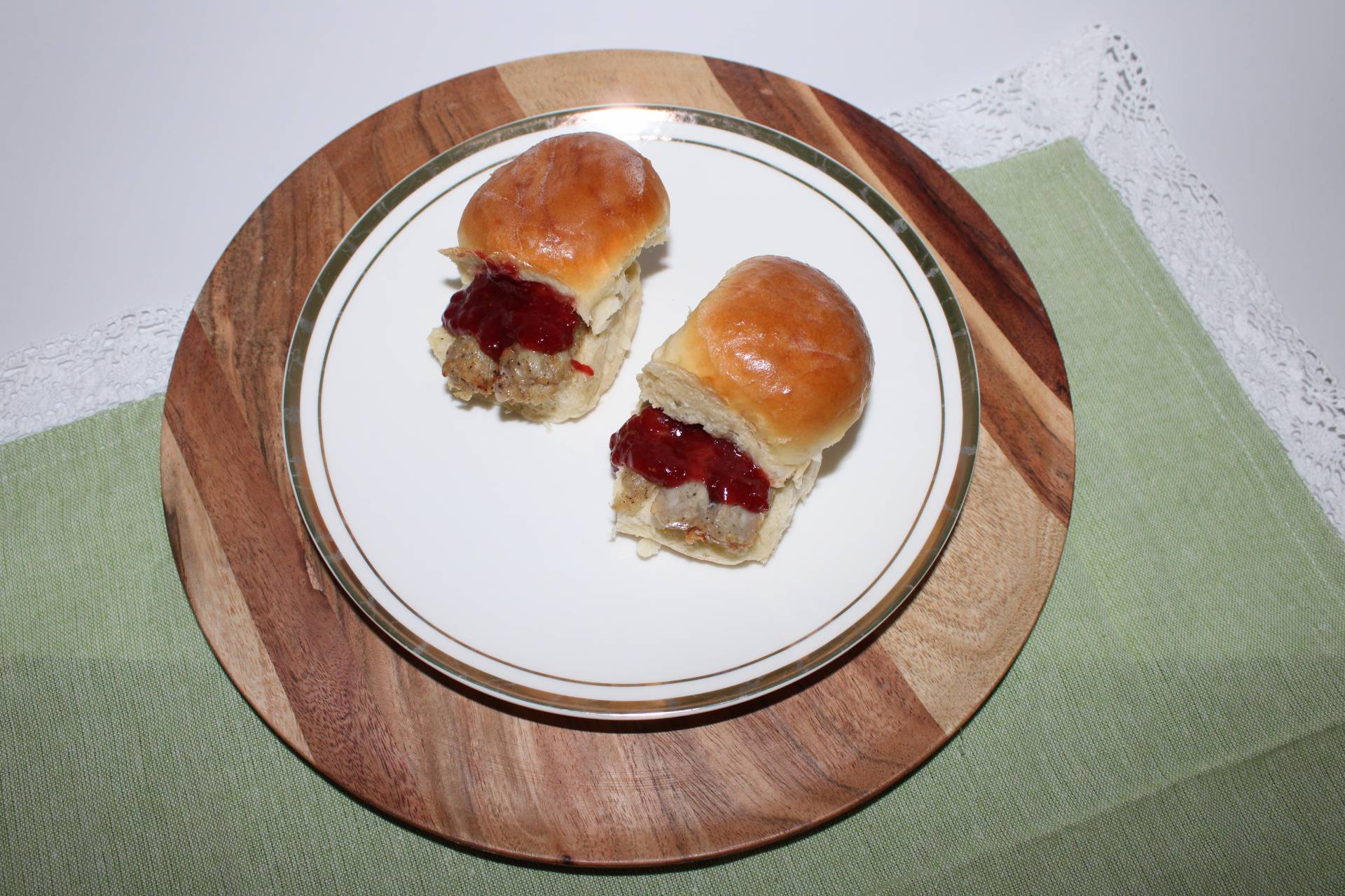 Sausage Minis & Sugar free Strawberry Jam