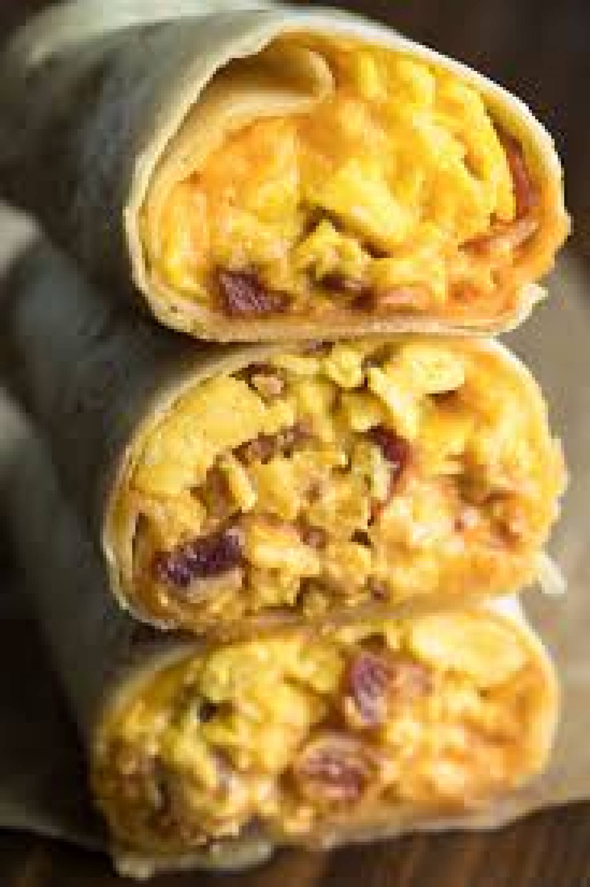 Breakfast Burrito with Salsa