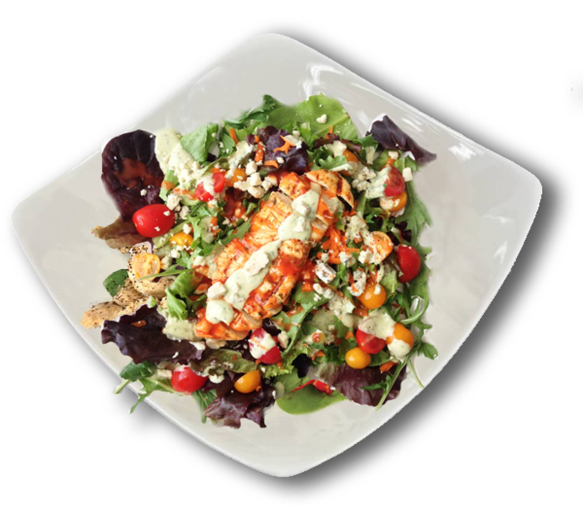 Buffalo Chicken Salad with Ranch Dressing - Low Fat