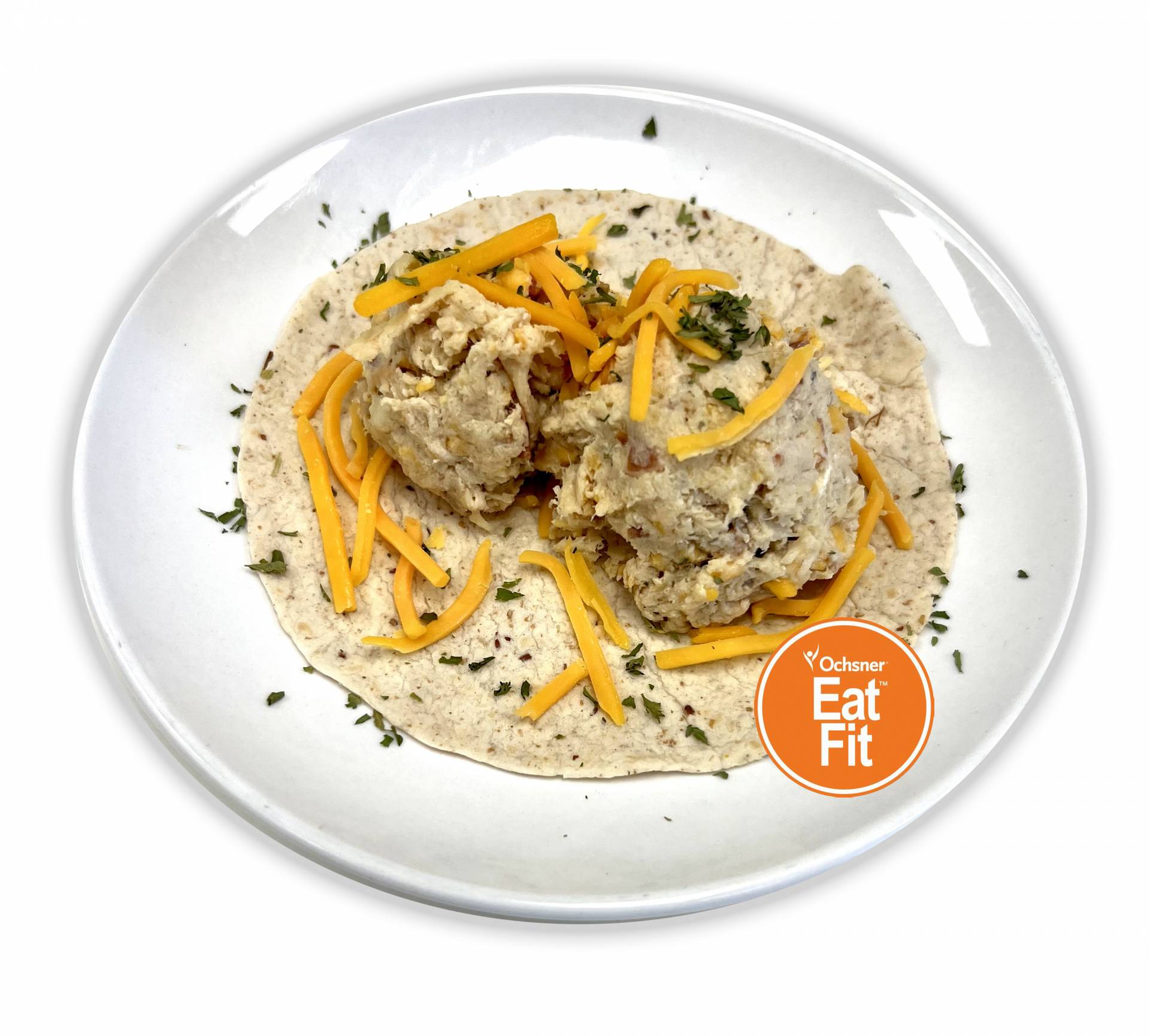 Bacon Ranch Cheddar Chicken Salad with Cassava Chips - Low Fat