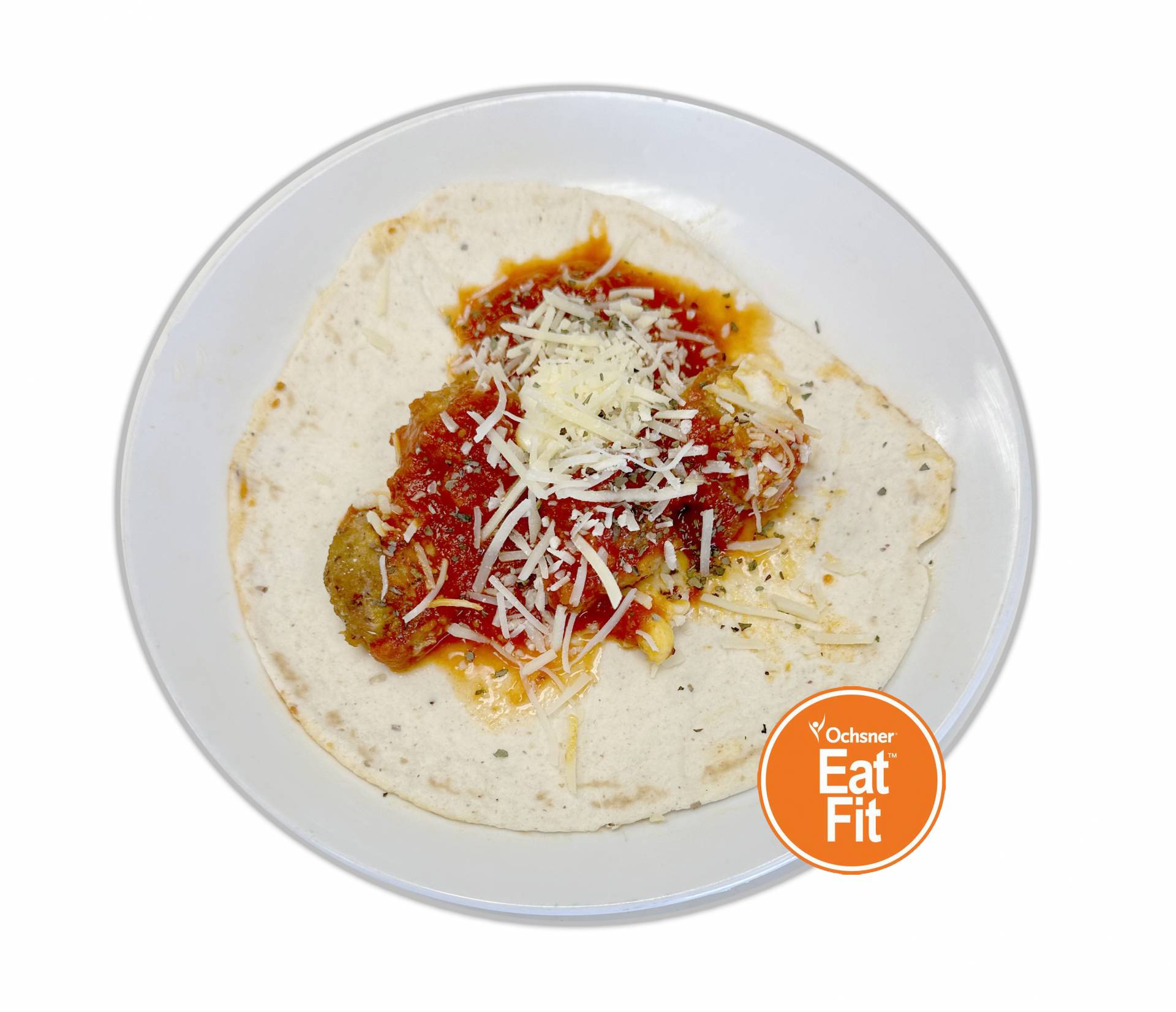 Italian Turkey Meatball Wrap with Premium Marinara Sauce - Low Fat