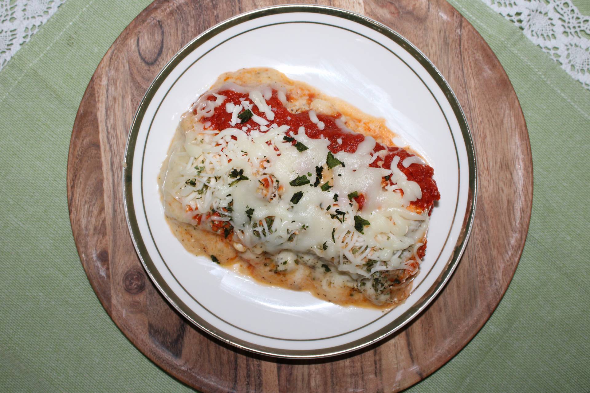 Chicken Alfredo Lasagna