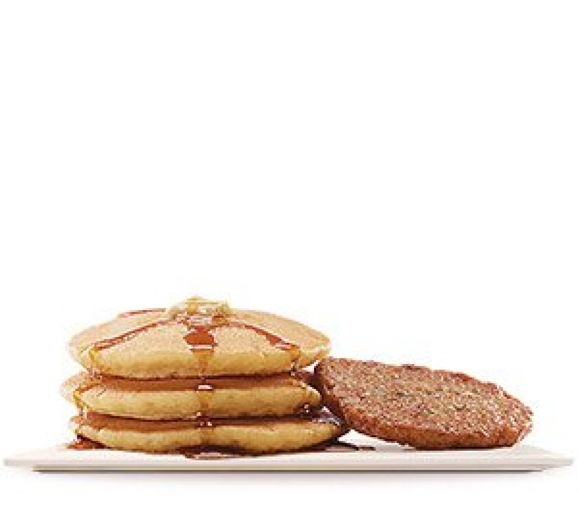 Pancake with Turkey Sausage & Sugar Free Syrup