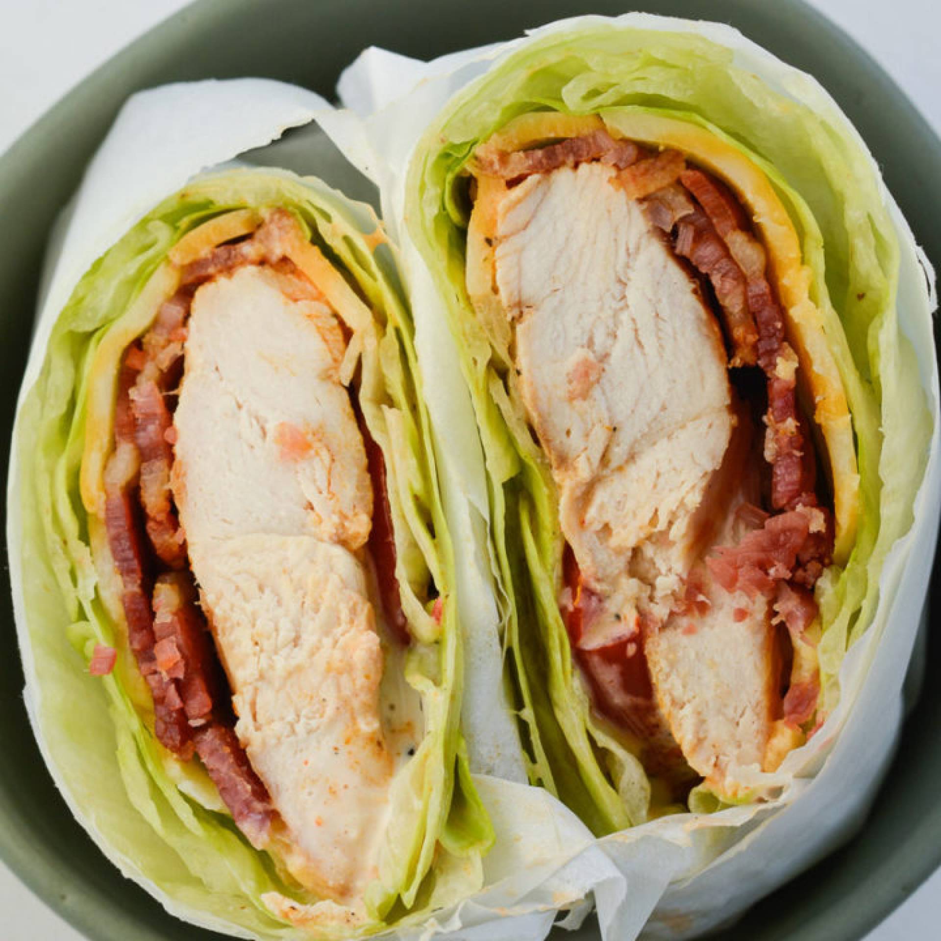 BLT Club Wrap with Grain free chips