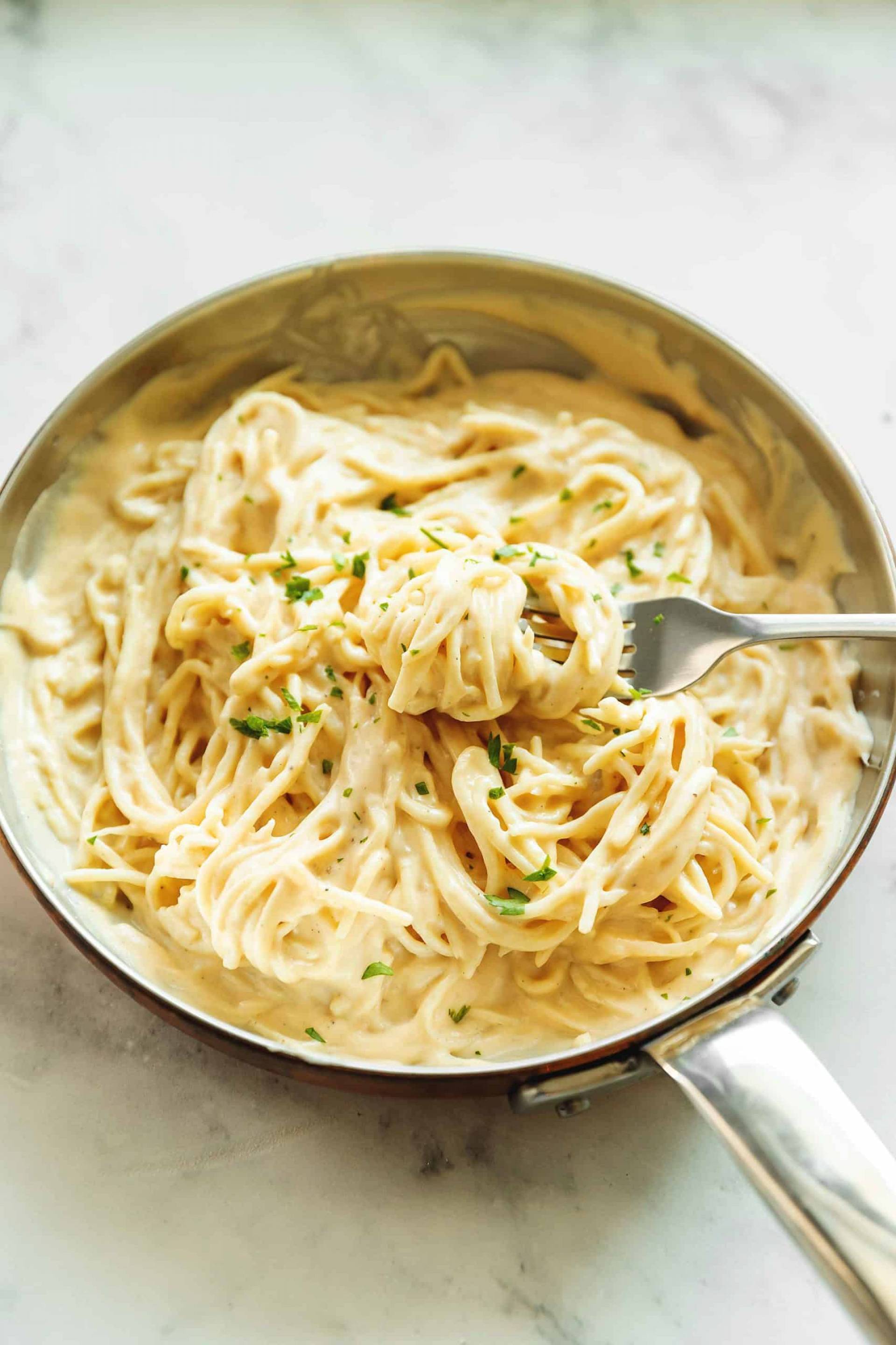 Chicken Alfredo with Heart of Palm Noodles