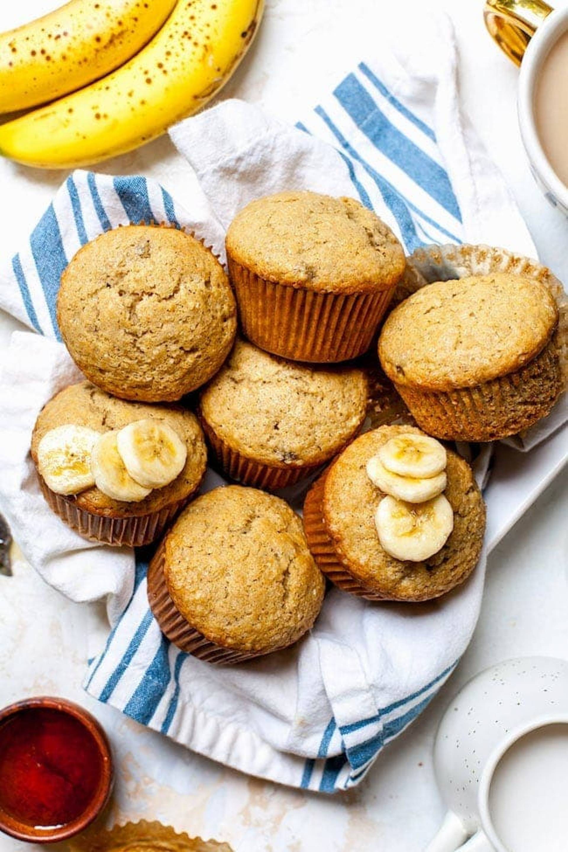 Banana Muffins with Bacon