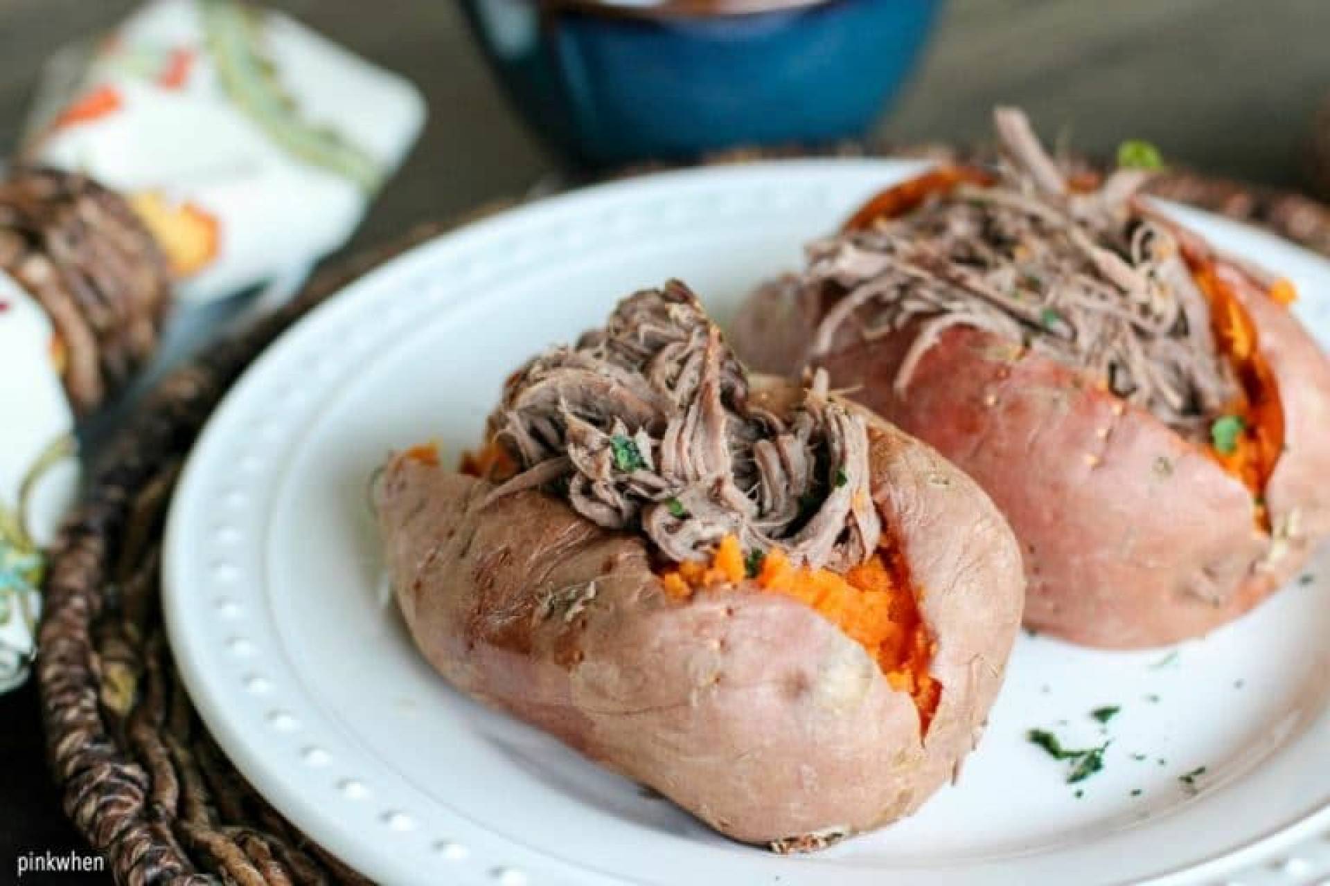 Roast Beef Debris Sweet Potato Spud