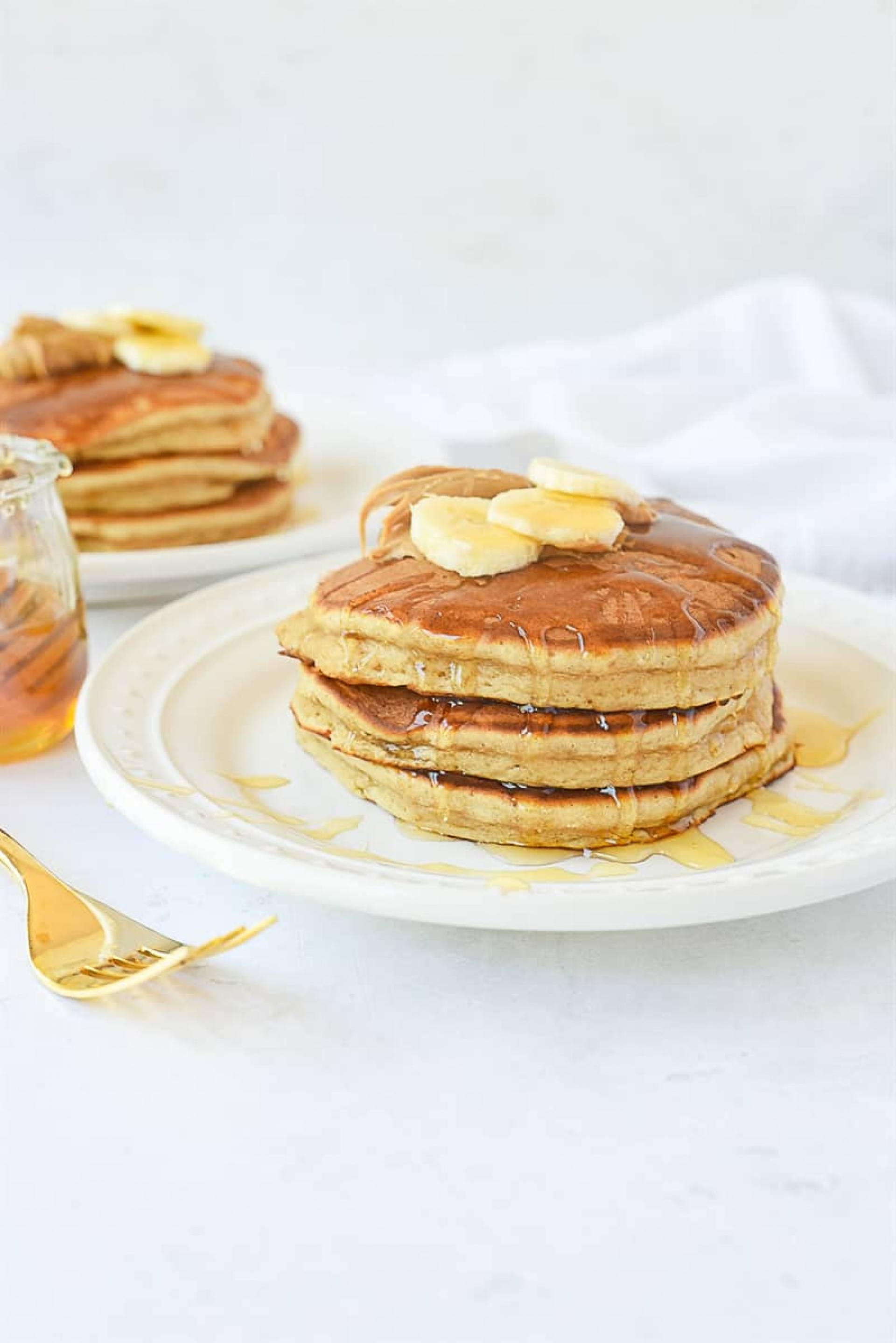 Peanut Butter Pancakes with Sausage