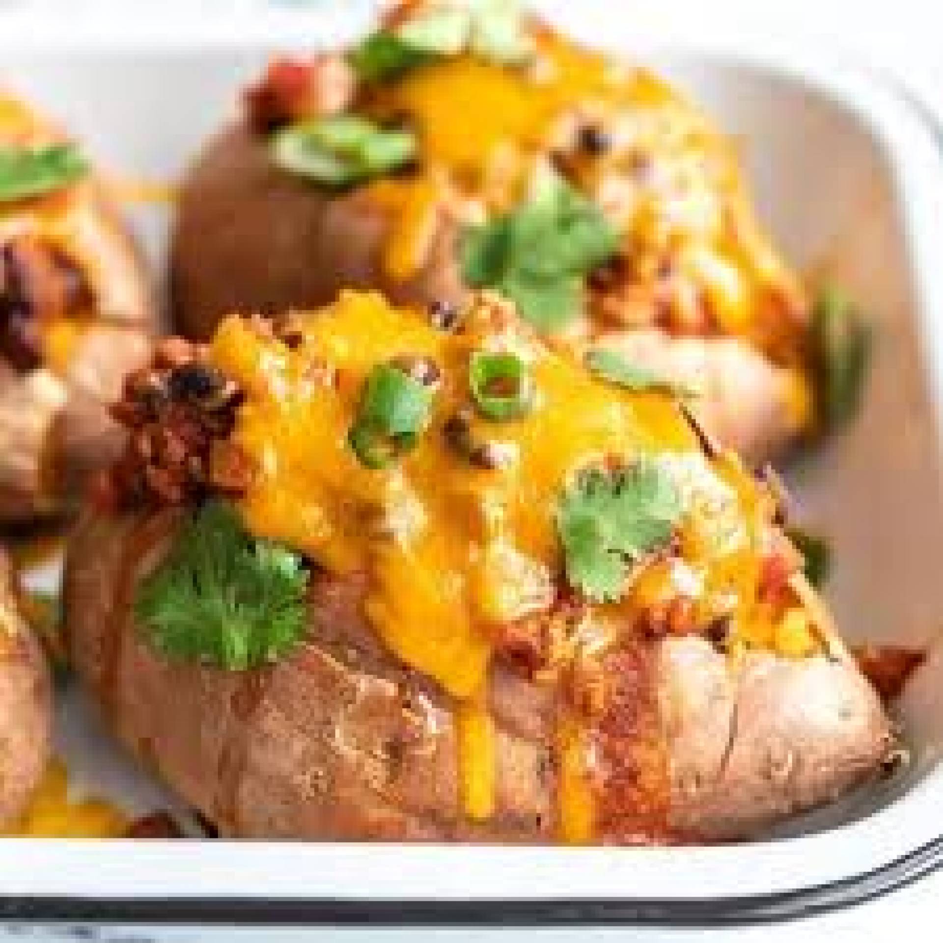 Sweet Potato BBQ Chicken Spud